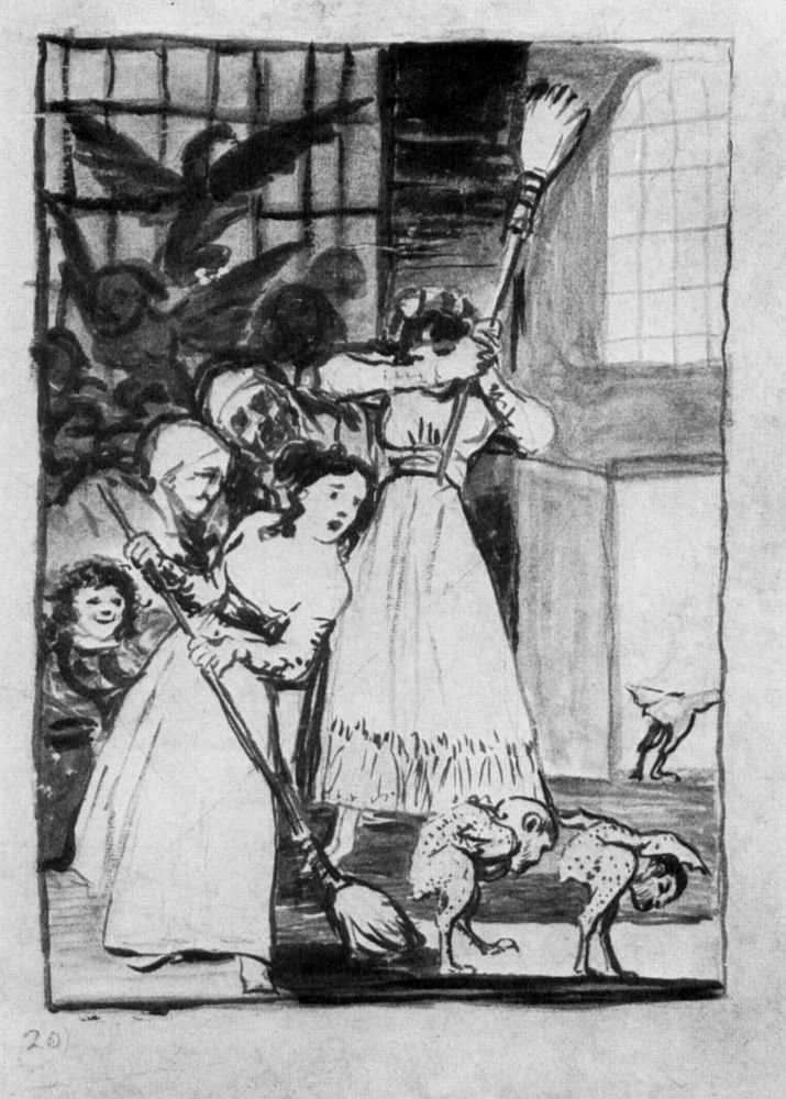 Hazırlık çizimi 1 Kapris by Francisco de Goya