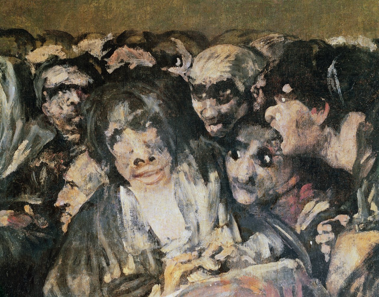 Pilgrimage to San Isidro, 1821  (detail of 38639) by Francisco de Goya