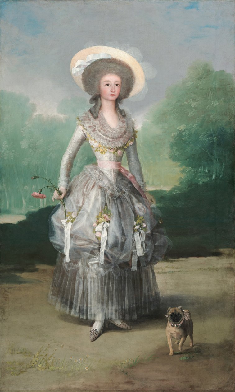 Marquesa de Pontejos by Francisco de Goya