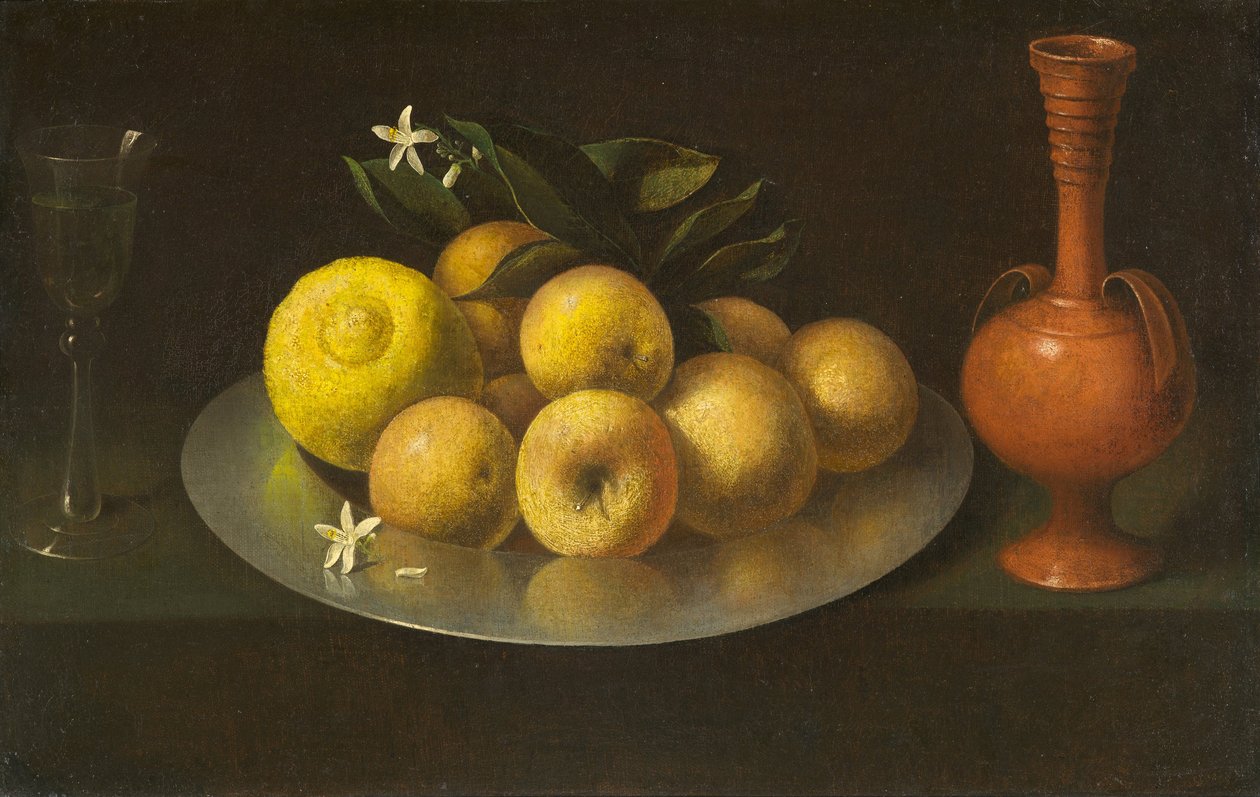 Cam, Meyve ve Kavanoz ile Natürmort by Francisco de Zurbaran