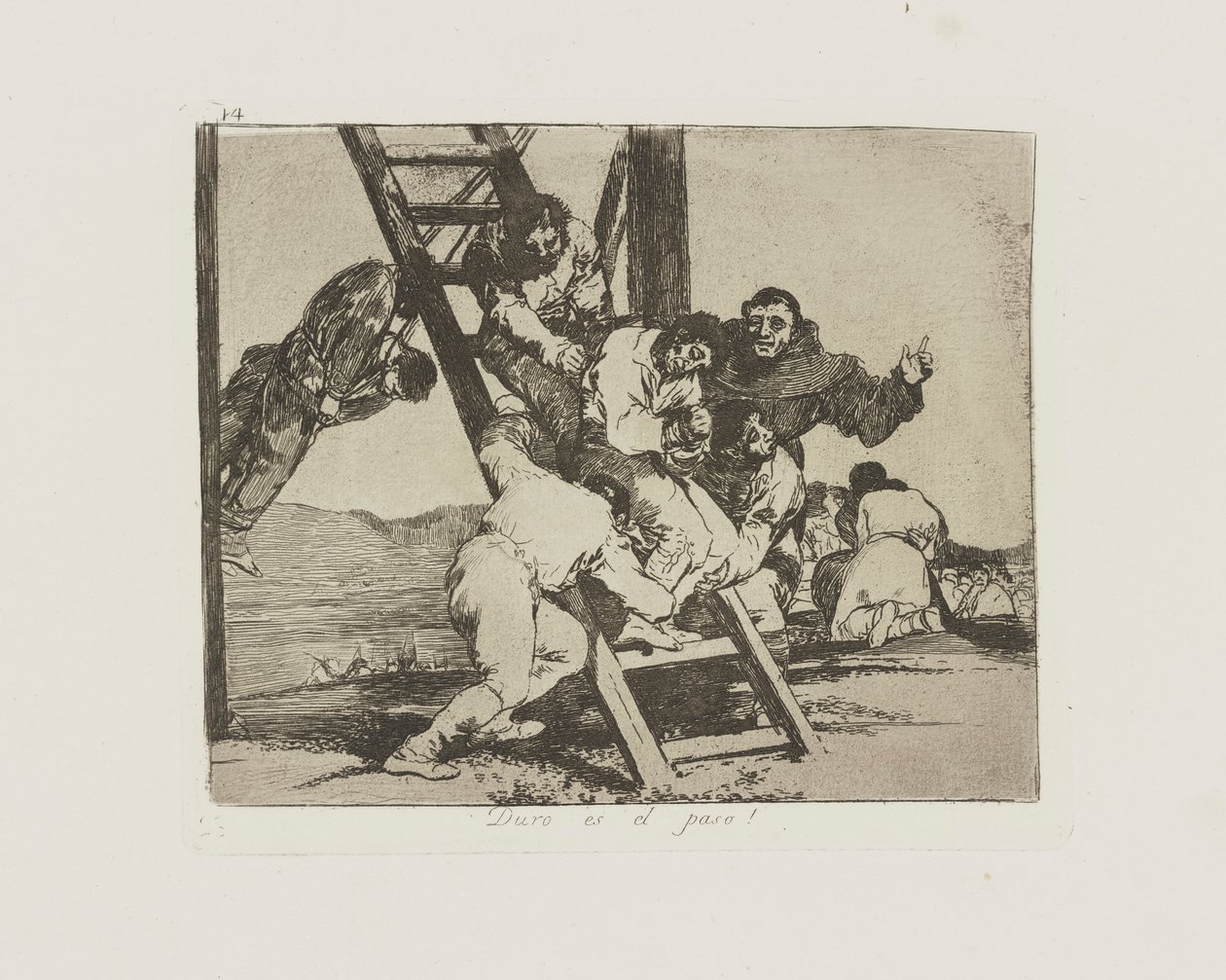 Adım zor! (Öğe by Francisco de Goya