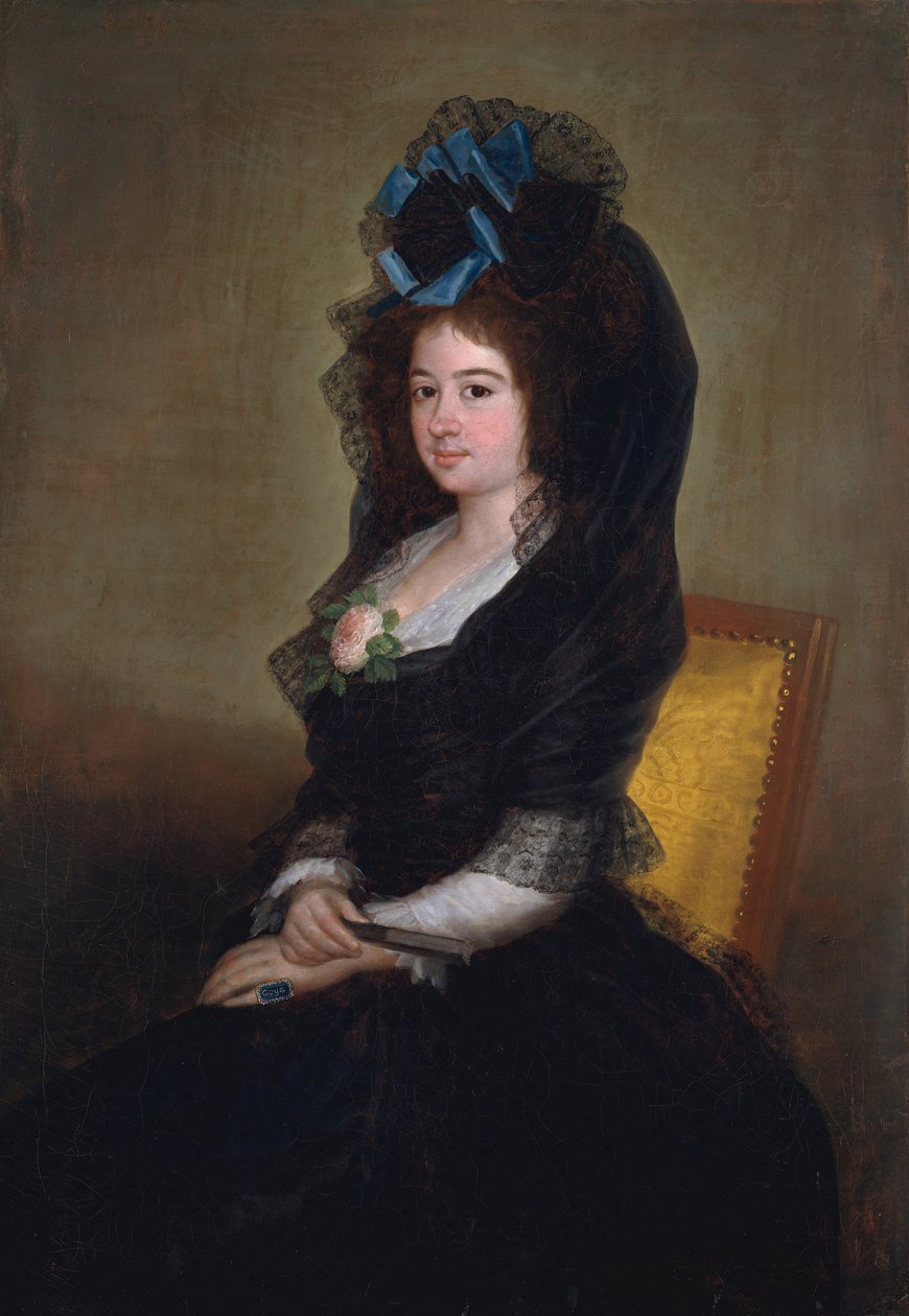 Narcisa Baranana de Goicoechea. by Francisco de Goya