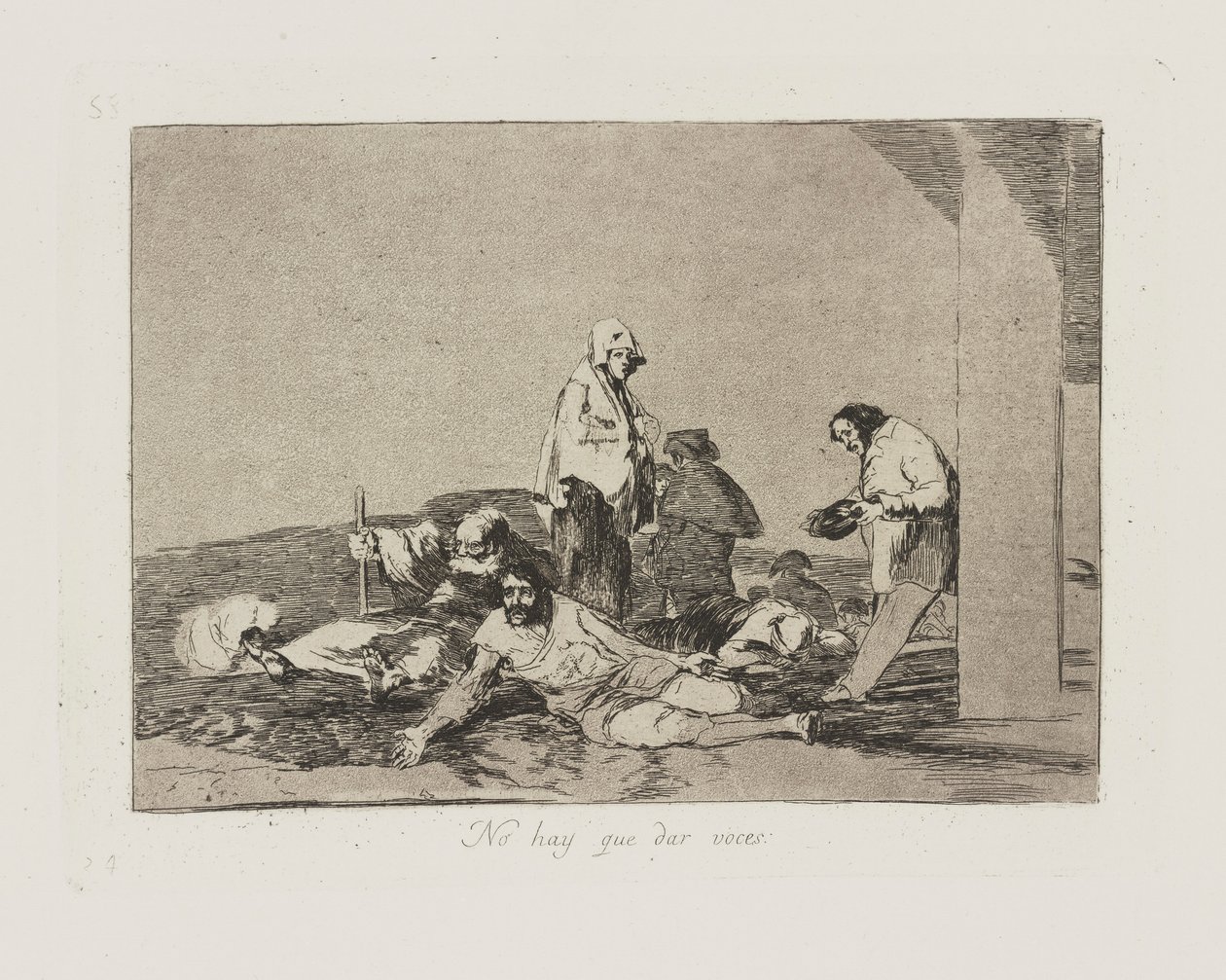 Bağırmak zorunda değilsin. (Öğe by Francisco de Goya