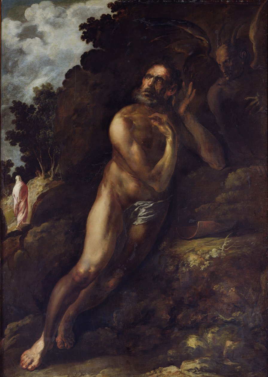 Şeytan tarafından ayartılan iş, 1636 by Francisco Herrera