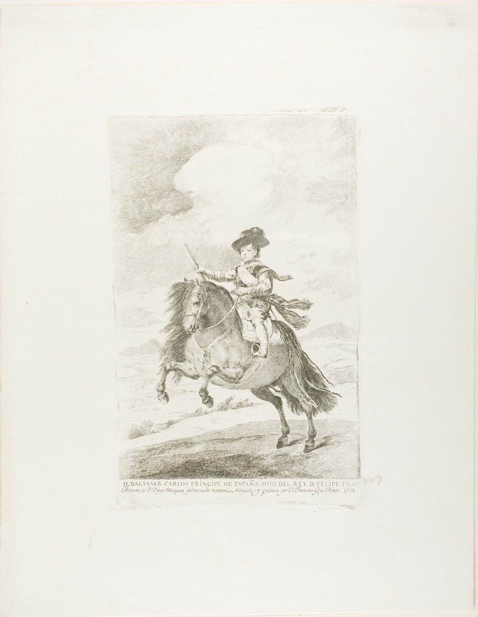 Baltasar Carlos by Francisco Jose de Goya y Lucientes