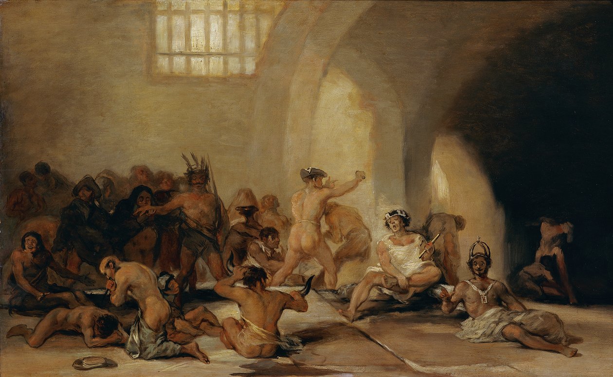 tımarhane by Francisco Jose de Goya y Lucientes