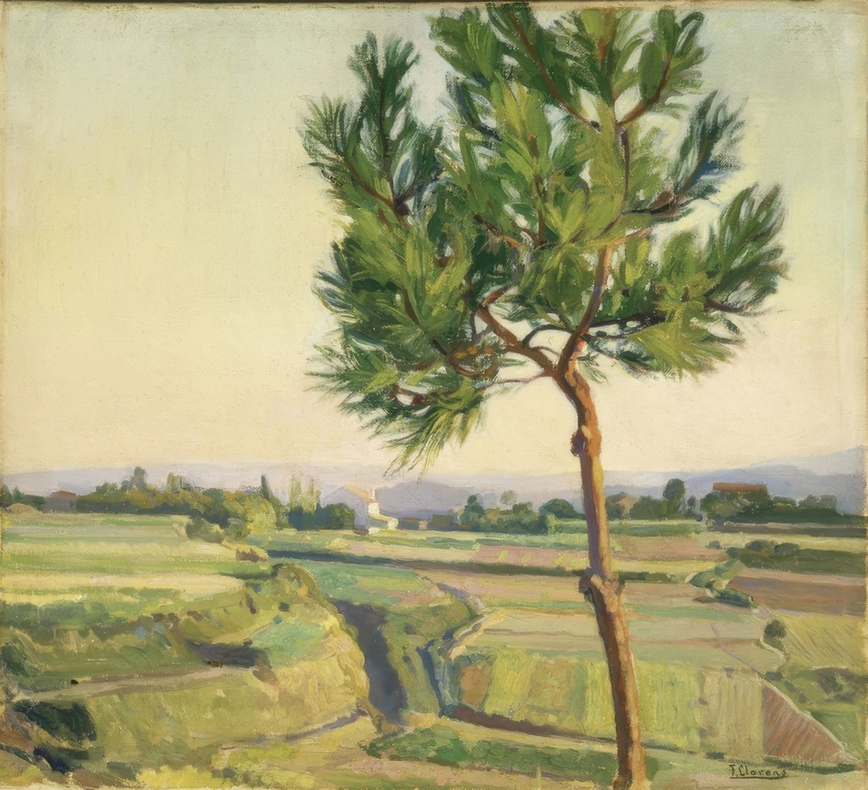 AĞAÇ (MERA) –1931–45X50.5– by Francisco Llorens Diaz