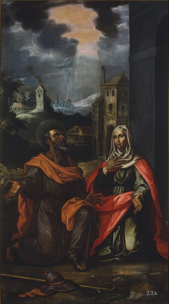 San Joaquin ve Santa Ana by Francisco Pacheco