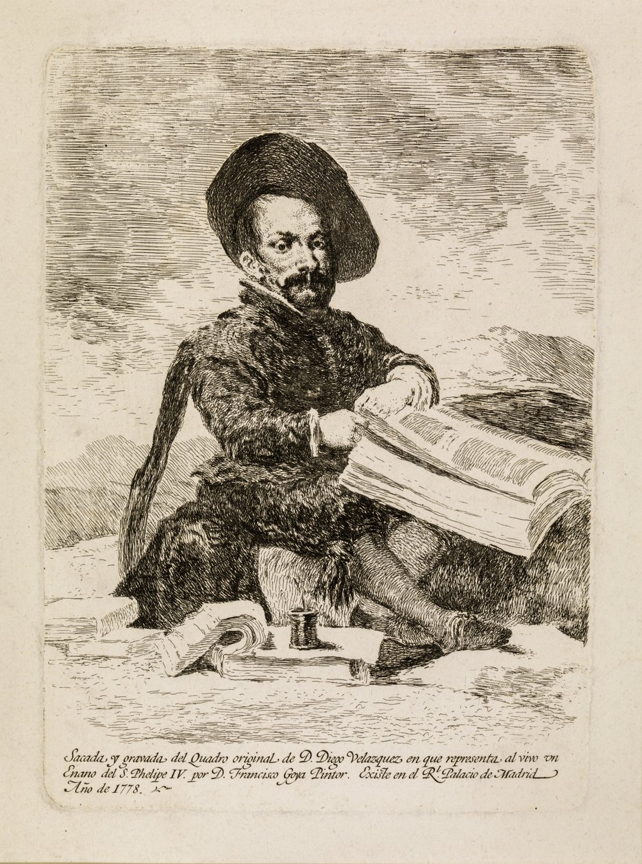 Cüceye [El Primo] by Francisco de Goya