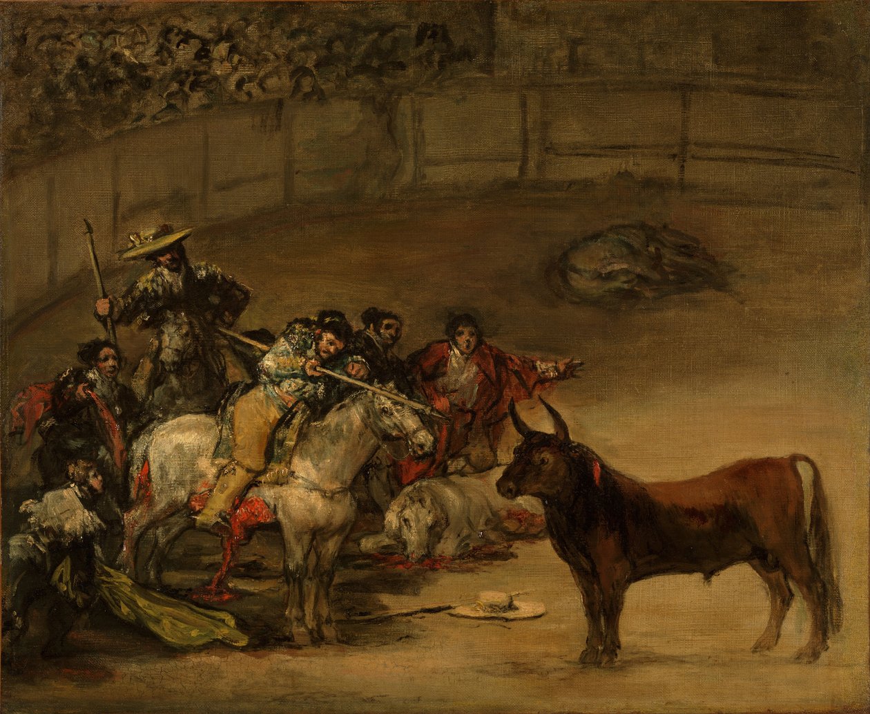 Boğa Güreşi, Değnek Şansı, 1824 by Francisco de Goya