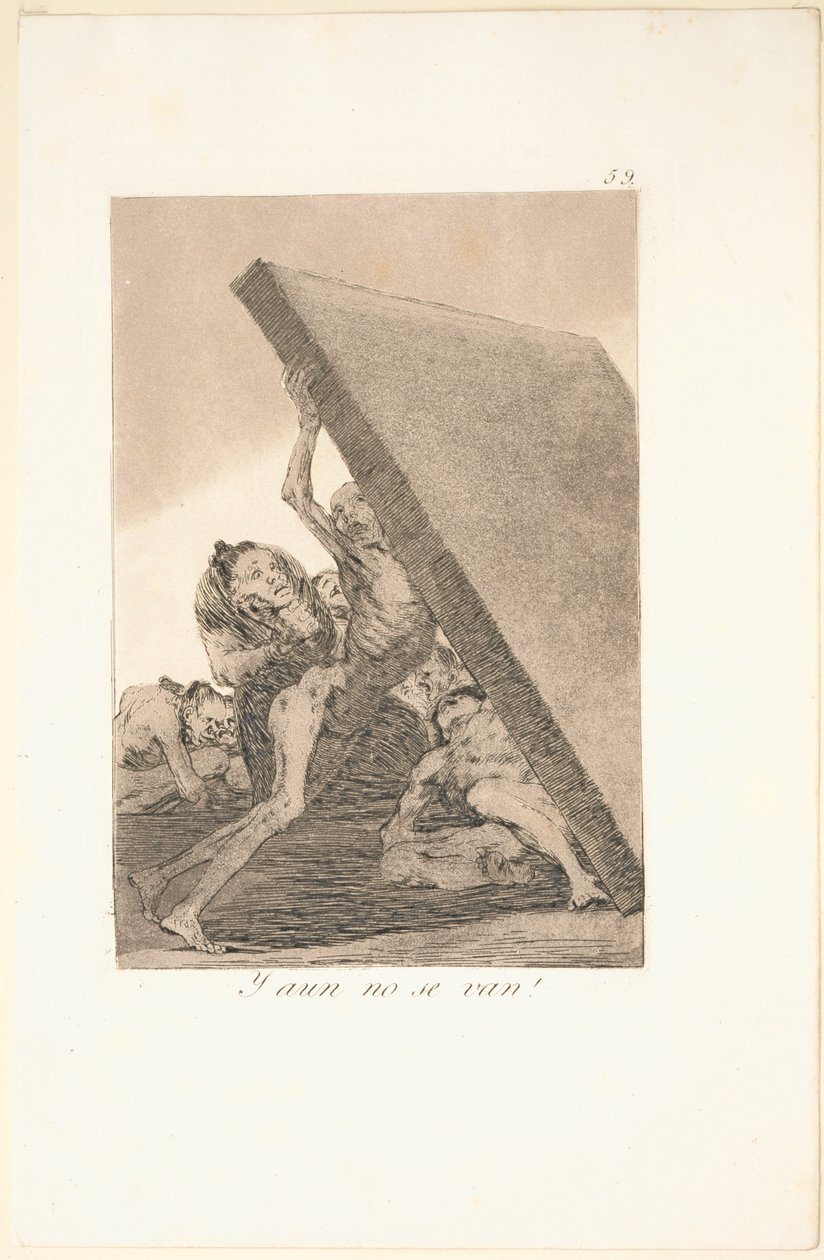 Caprichos: Ve Hala Gitmiyorlar! by Francisco de Goya