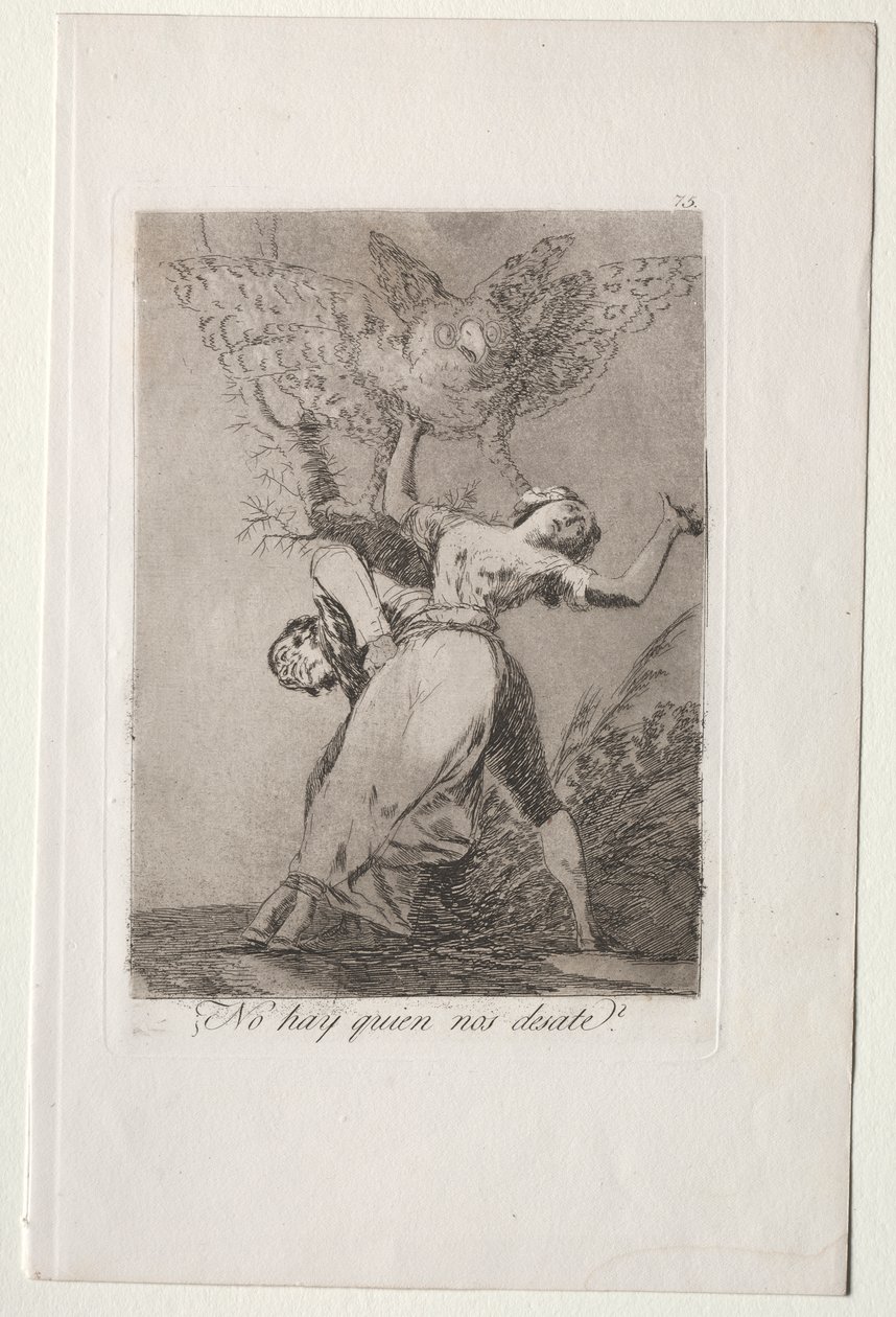 Caprichos: Kimse Bizi Çözemez mi? by Francisco de Goya