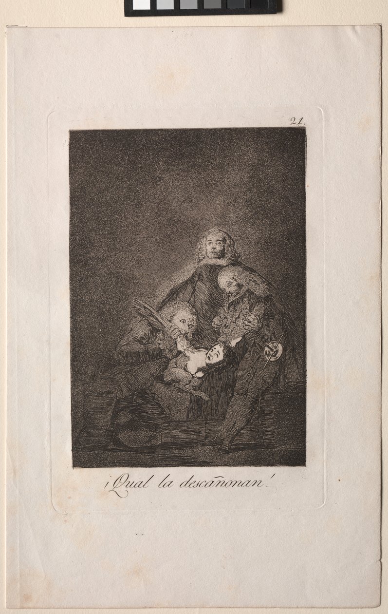 Caprichos: Onu Nasıl Yolarlar! by Francisco de Goya