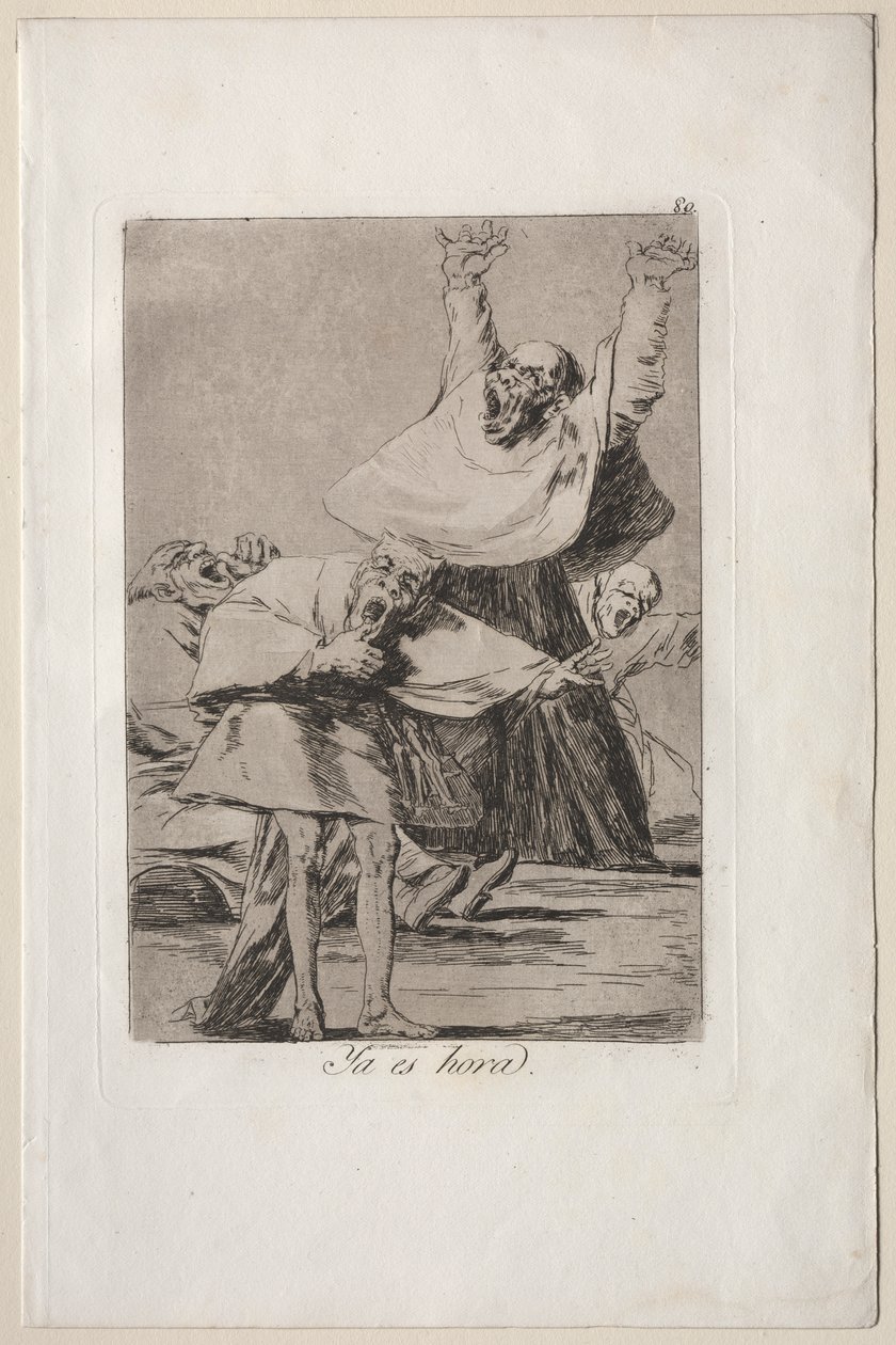 Caprichos: Vakit geldi by Francisco de Goya