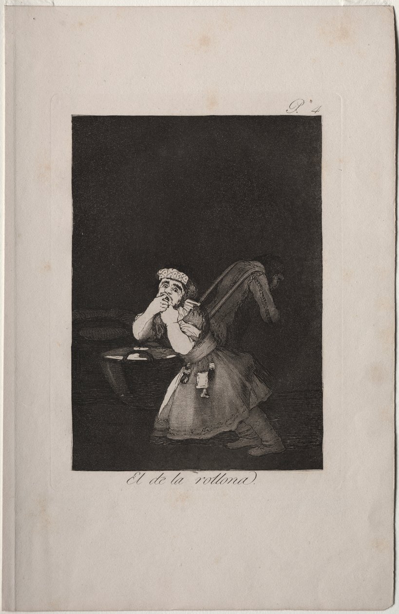 Caprichos: Dadı'nın oğlu by Francisco de Goya
