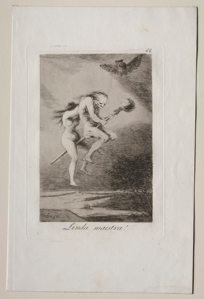 Caprichos: Güzel Öğretmen!. by Francisco de Goya