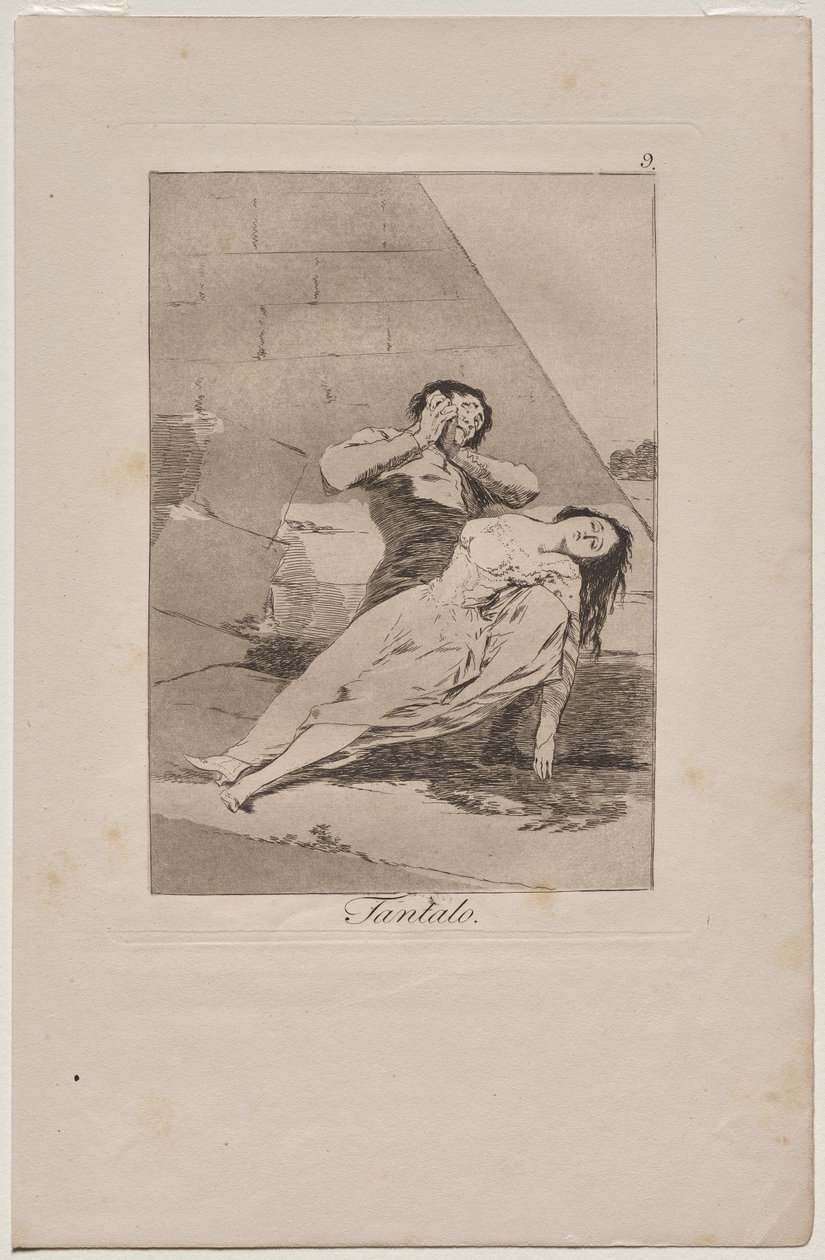 Caprichos: Tantalos by Francisco de Goya