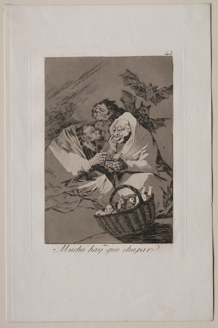Caprichos: Emecek Çok Şey Var by Francisco de Goya