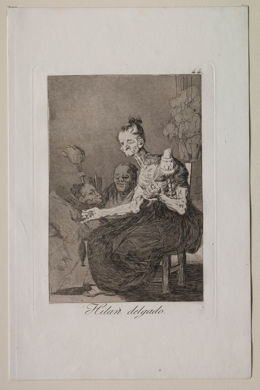 Caprichos: İyi Dönüyorlar by Francisco de Goya