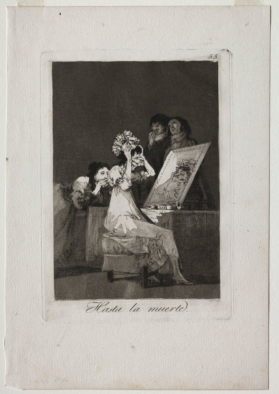 Caprichos: Ölüme Kadar, 1799. by Francisco de Goya