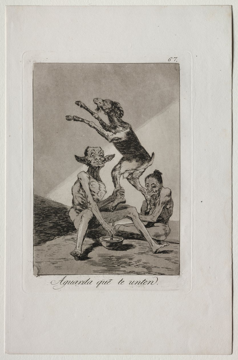 Caprichos: Meshedilene Kadar Bekleyin by Francisco de Goya