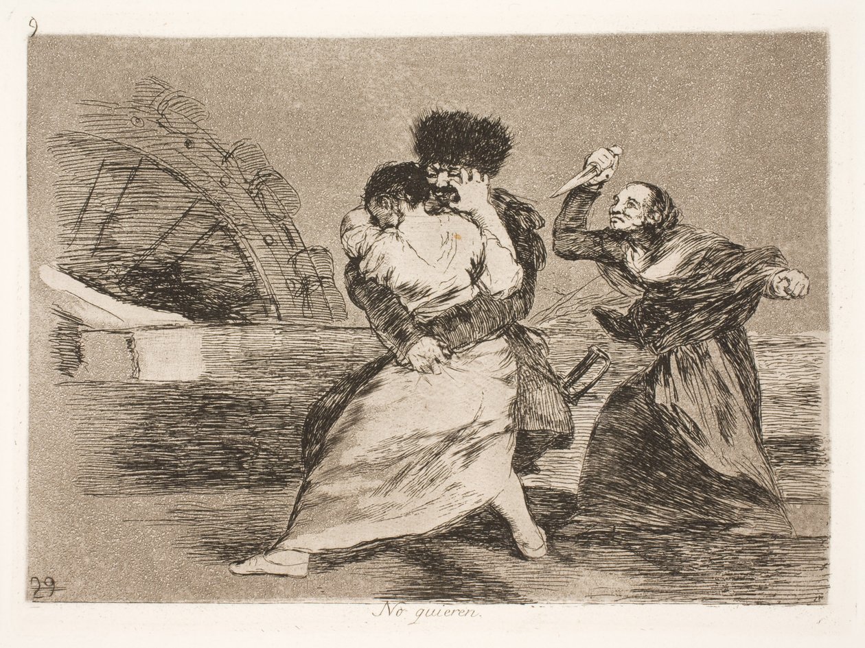 olmayacaklar (9) by Francisco de Goya