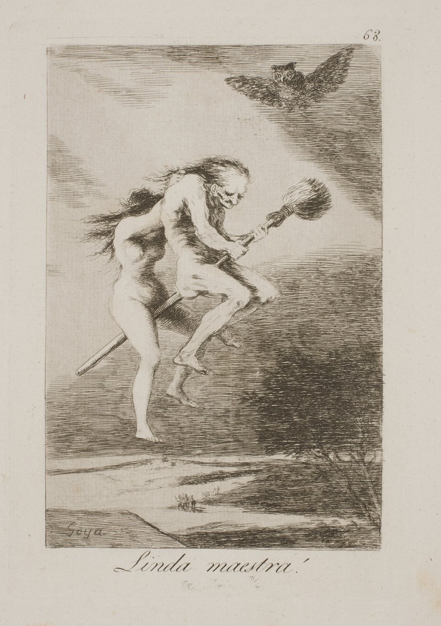 güzel bir öğretmen by Francisco de Goya