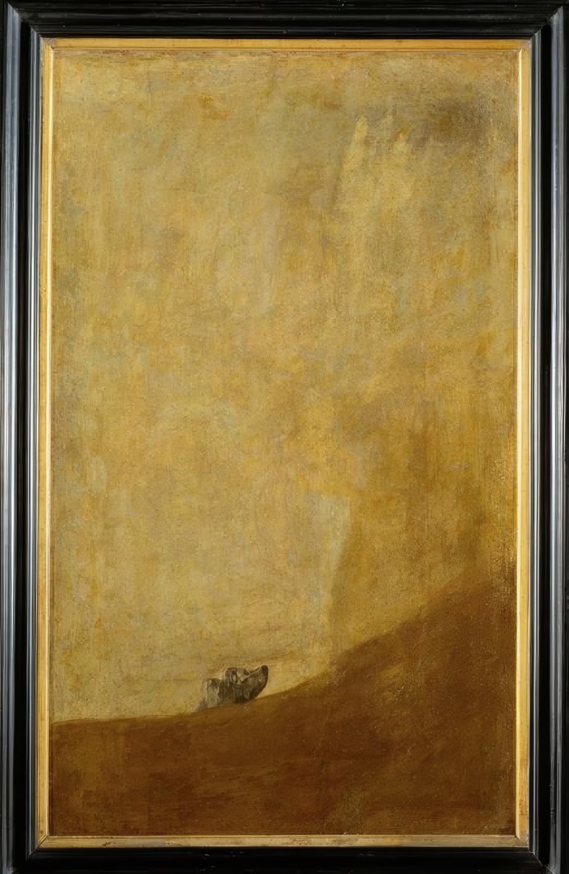 F.Goya, Hund by Francisco de Goya