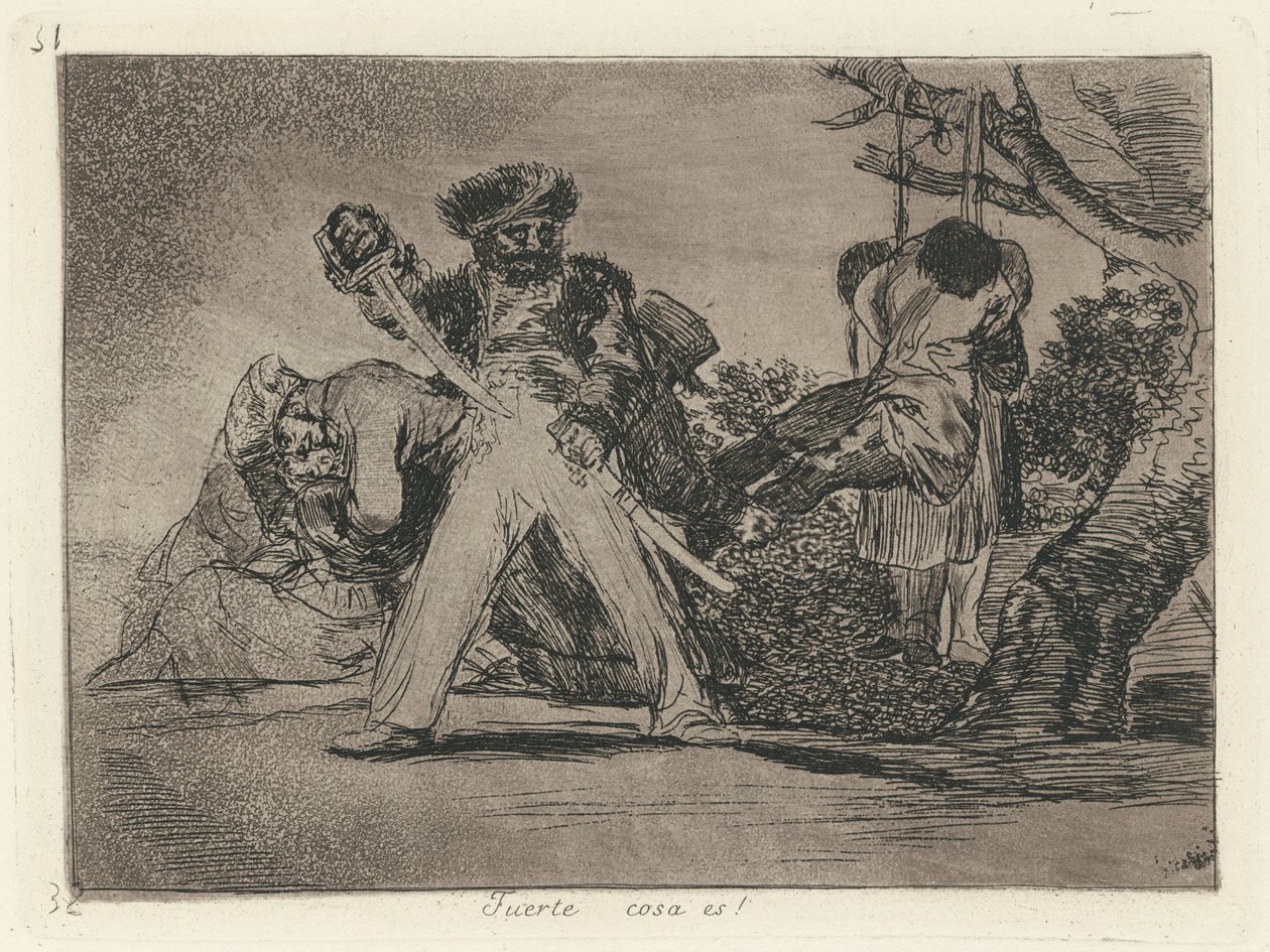 Güçlü olan şey! (Bu Zor!) by Francisco de Goya