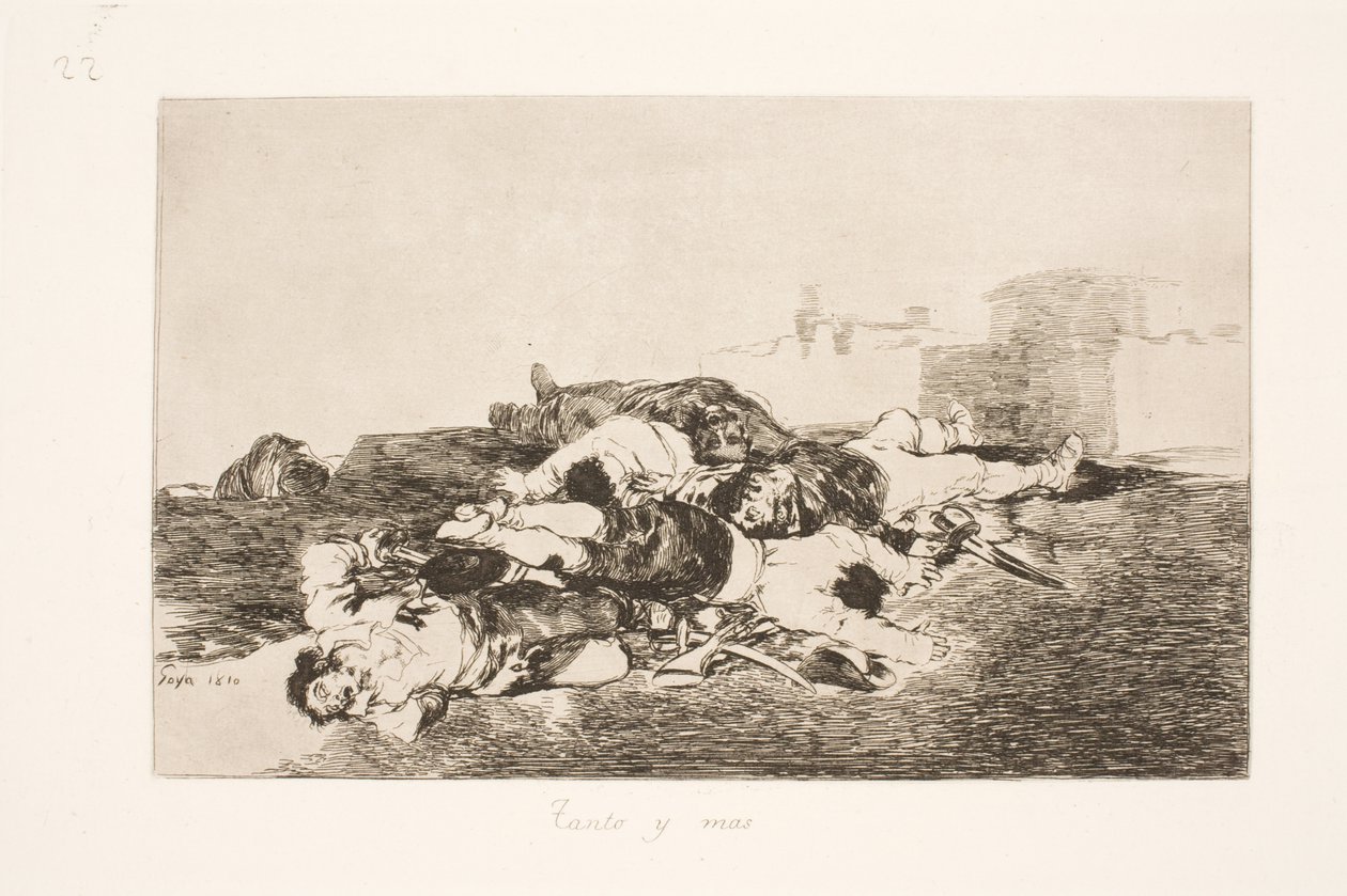 Çok fazla - ve daha fazlası (22) by Francisco de Goya