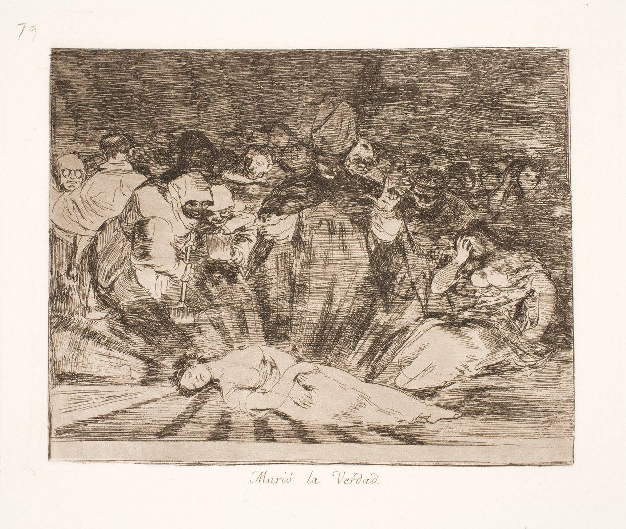 Gerçek öldü (79) by Francisco de Goya