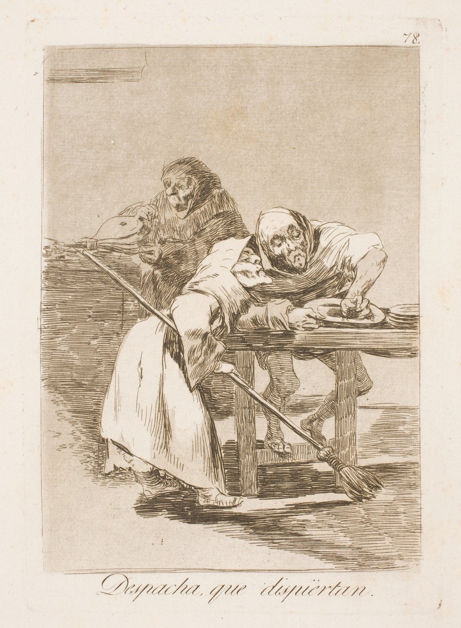 Acele edin, uyanıyorlar! by Francisco de Goya