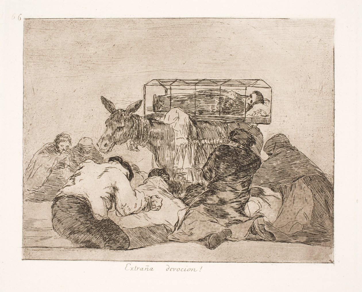Garip Bağlılık (66) by Francisco de Goya