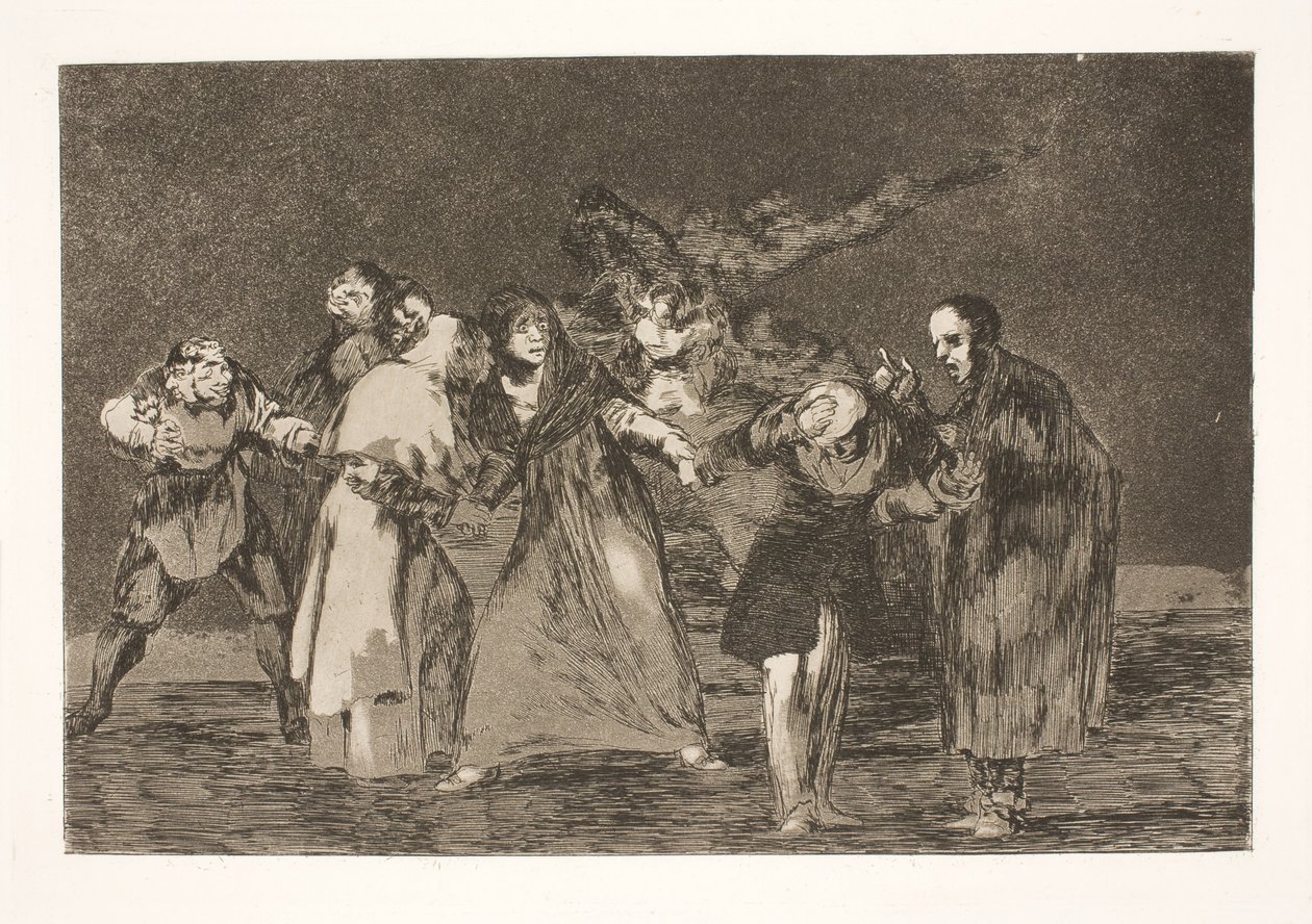 Yaralar hızlı konuşmadan daha hızlı iyileşir by Francisco de Goya