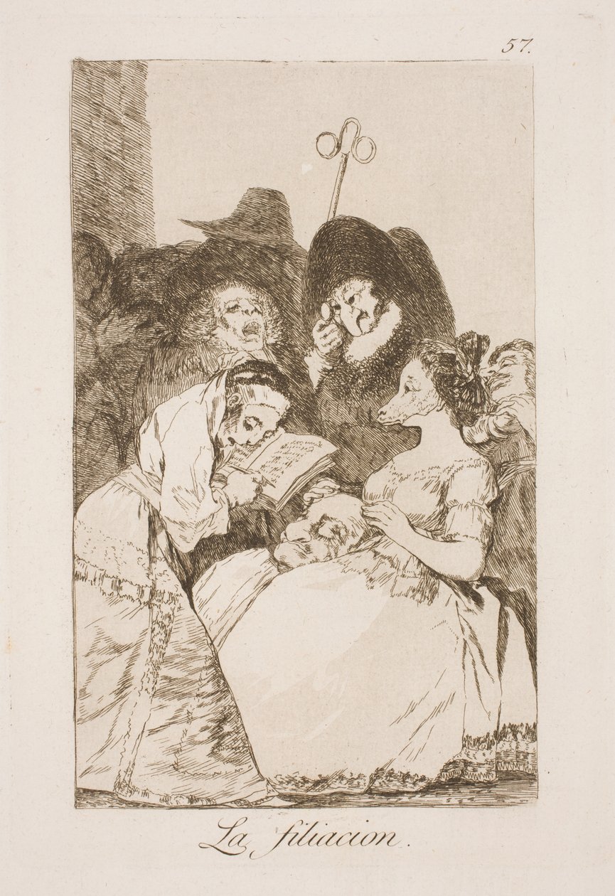 Aile ağacı by Francisco de Goya