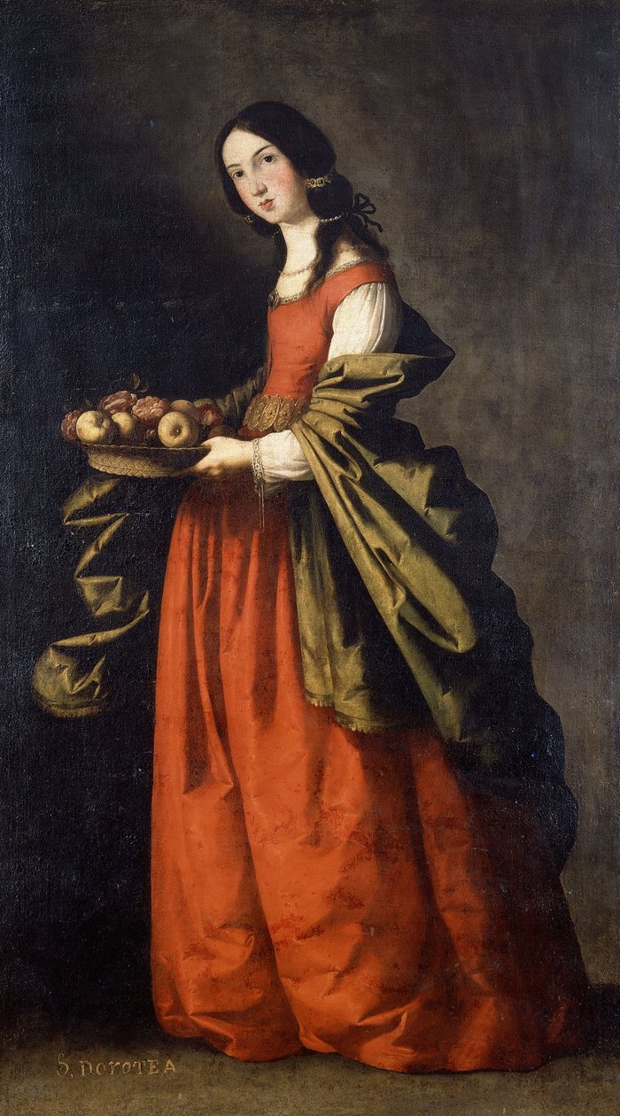 Aziz Dorothea, by Francisco de Zurbaran