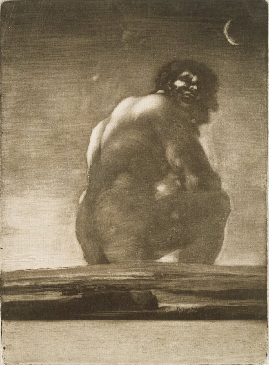 Oturan Dev by Francisco de Goya