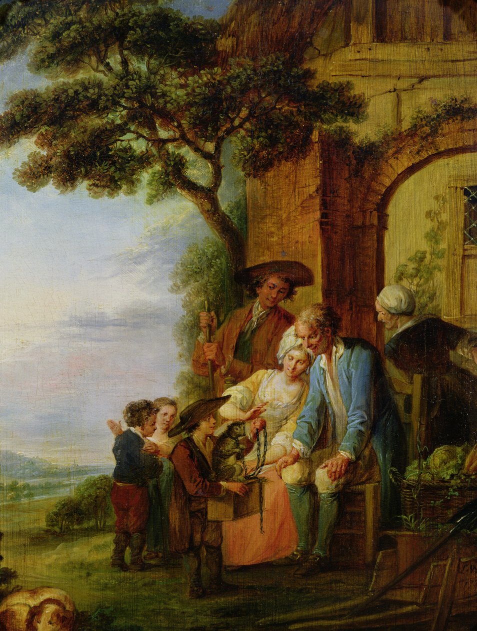 Savoylu Çocuk ve Dağ sıçanı, 1783 by Francois Louis Joseph Watteau