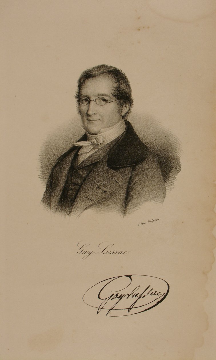 Louis Joseph Gay-Lussac (1778-1850) by Francois Seraphin Delpech