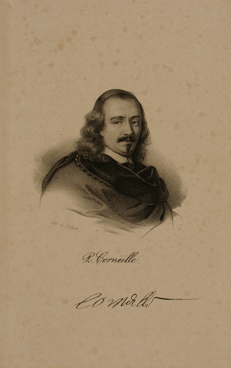 Pierre Corneille (1606-84) by Francois Seraphin Delpech