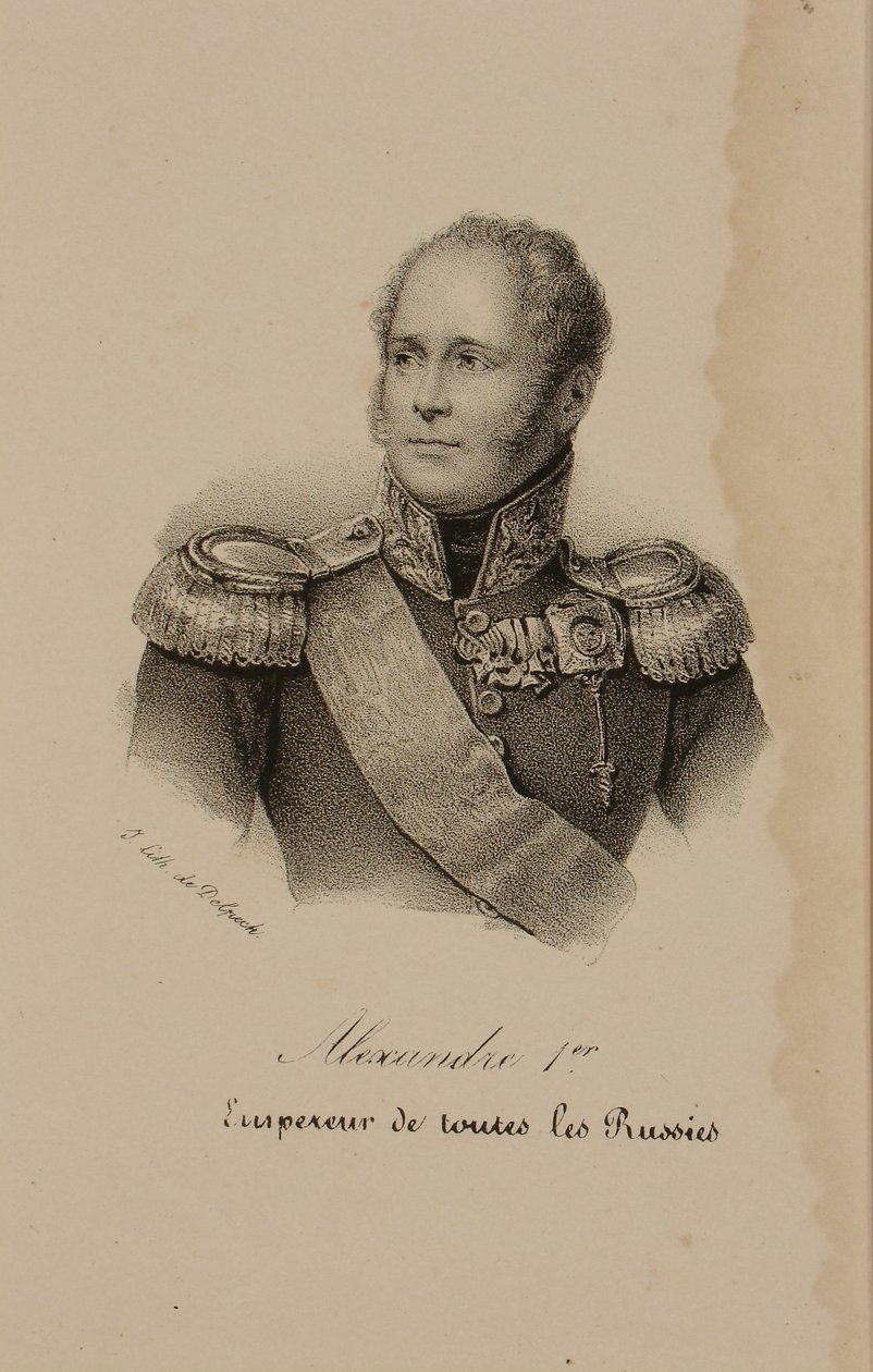 ಅಲೆಕ್ಸಾಂಡರ್ I (1777-1825) ಟರ್ಕಿಯ ಭಾವಚಿತ್ರ by Francois Seraphin Delpech