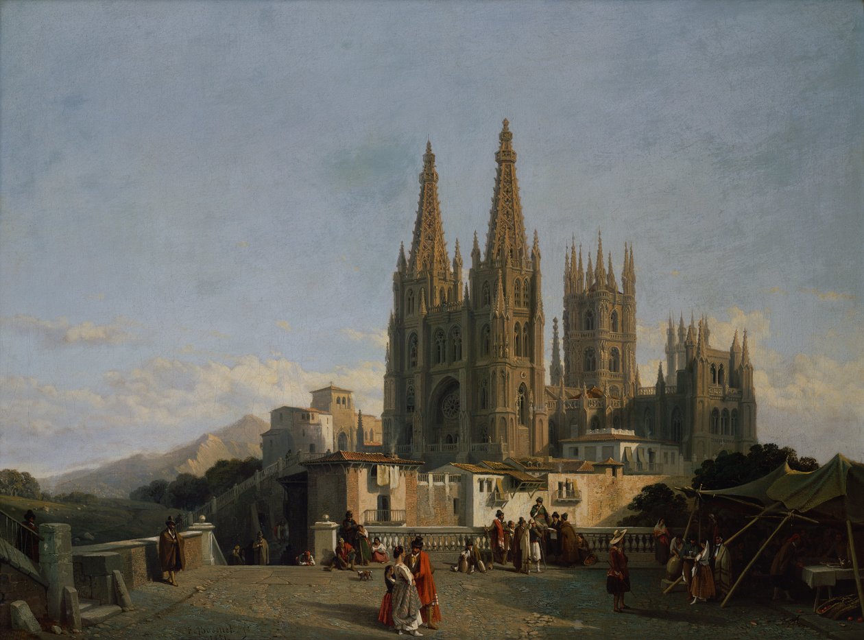 Burgos Katedrali by Francois Antoine Bossuet