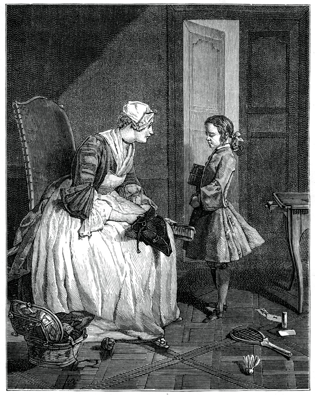 Mürebbiye, 1739 1885. by Francois Bernard Lepicie