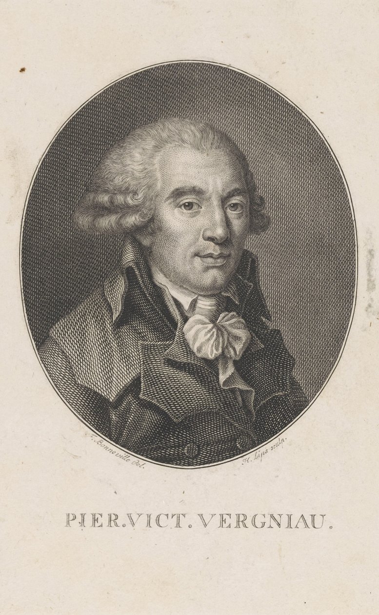 Pierre Victurnien Vergniaud 1753-1793, c. 1800. by Francois Bonneville