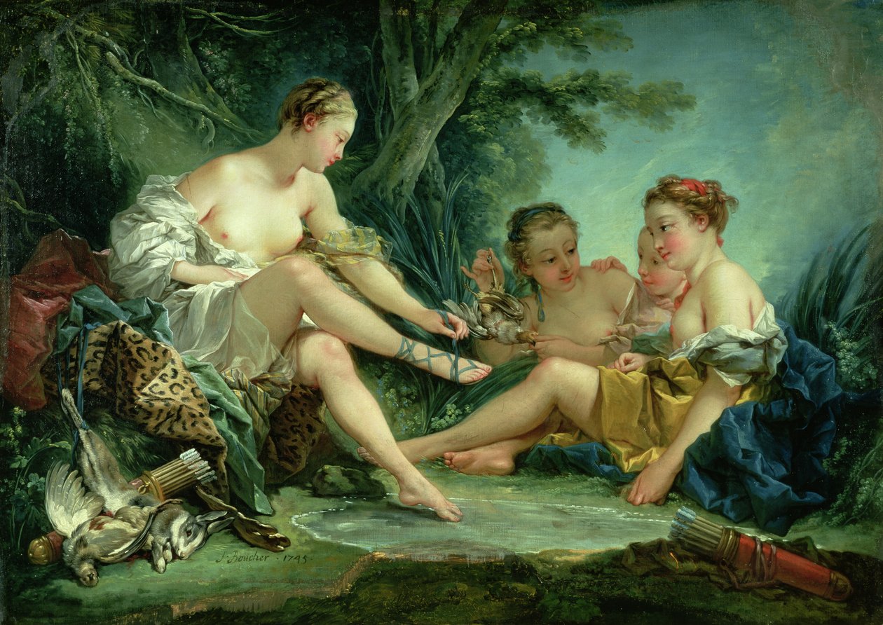 Avdan sonra Diana by François Boucher