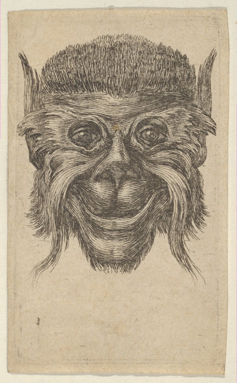Maymun Maskesi, Divers Masques'ten, ca. 1635-45. by Francois Chauveau