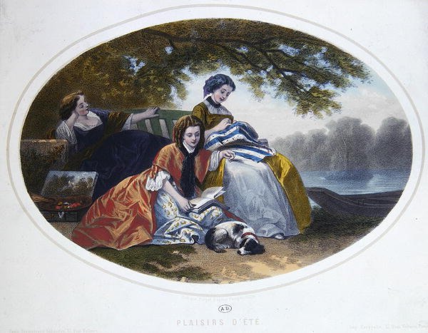 Yaz Zevkleri by Francois Claudius after Compte Calix