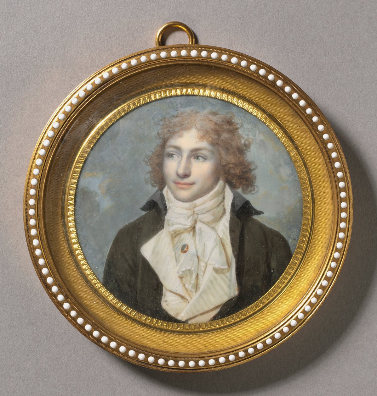 Bir Adamın Portresi, 1794-1795. by Francois Dumont