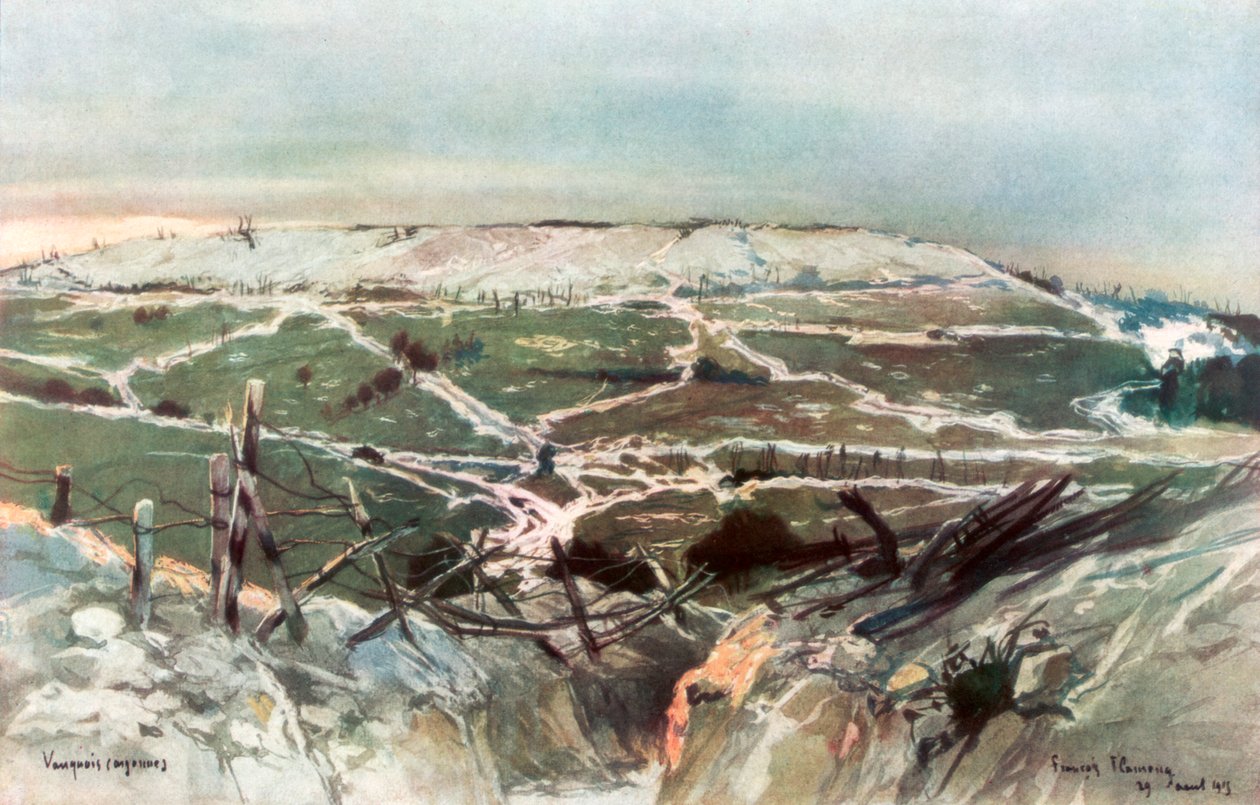 Vauquois, 29 Ağustos 1915, 1926. by Francois Flameng