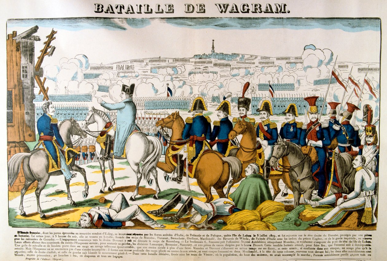 Wagram Savaşı, 1809, c1835 by Francois Georgin